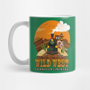 Wild West Railroad Mug